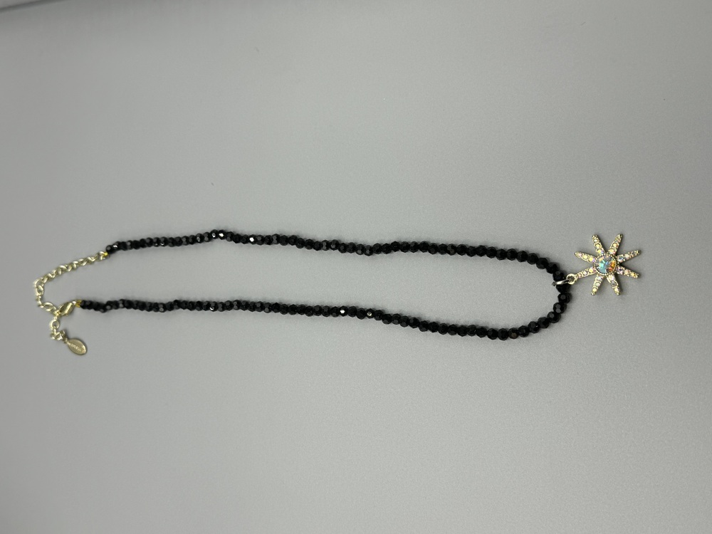 Heidi Daus cosmic connection beaded star necklace